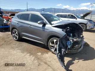 2017 Hyundai Tucson Sport with VIN KM8J3CA25HU310531, listed as a Copart auction lot 51484795 with 102,607 mi miles and Salvage Title. Bid and sale history available at DreamBid. Image 4.