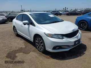 2014 Honda Civic Sedan EX-L with VIN 19XFB2F9XEE207189, listed as a IAAI auction lot 42095593 with 149,673 mi miles. Bid and sale history available at carsss.com. Image 1.
