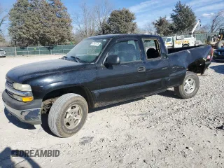 1999 Chevrolet Silverado 1500 LT with VIN 1GCEK19T9XE255438, listed as a Copart auction lot 50556165 with 185,557 mi miles and Salvage Title. Bid and sale history available at DreamBid. Image 1.