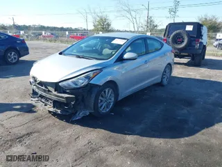 2014 Hyundai Elantra SE with VIN 5NPDH4AE2EH500361, listed as a IAAI auction lot 41773945 with 87,523 mi miles. Bid and sale history available at carsss.com. Image 2.