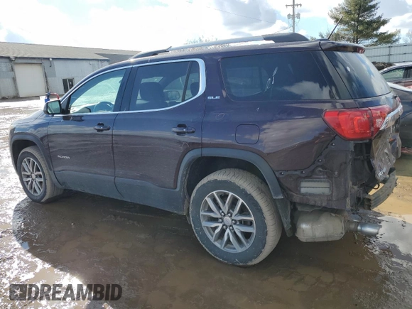 2018 GMC Acadia SLE with VIN 1GKKNLLS9JZ107204, listed as a Copart auction lot 46503955 with 107,198 mi miles and Clean Title. Bid and sale history available at DreamBid. Image 2.