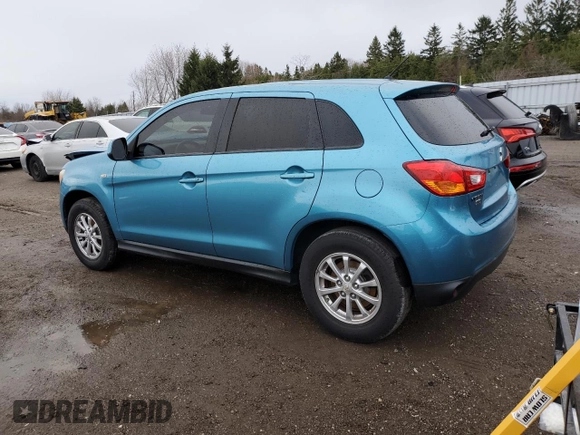 2014 Mitsubishi Outlander Sport SE with VIN 4A4AJ3AU9EE603276, listed as a Copart auction lot 81506614 with 267,913 mi miles and Salvage title. Bid and sale history available at DreamBid. Image 2.