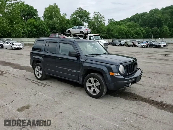 2014 Jeep Patriot Latitude with VIN 1C4NJRFB4ED588422, listed as a Copart auction lot 61401025 with 162,855 mi miles and Salvage title. Bid and sale history available at DreamBid. Image 14.