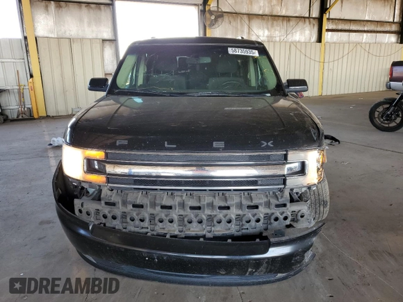 2014 Ford Flex SEL z VIN 2FMGK5C8XEBD40961, wystawiony jako Copart lot #58735935 z przebiegiem 294 919 mil mil oraz Szkoda całkowita • Salvage title. Historia ofert i sprzedaży dostępna na DreamBid. Obrazek 5.