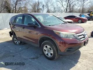 2014 Honda CR-V LX with VIN 5J6RM4H31EL052139, listed as a Copart auction lot 50421445 with 107,540 mi miles and Salvage Title. Bid and sale history available at carsss.com. Image 4.