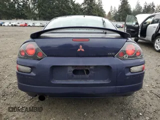 2000 Mitsubishi Eclipse GT with VIN 4A3AC54L9YE148589, listed as a Copart auction lot 42258715 with 190,346 mi miles and Salvage Title. Bid and sale history available at carsss.com. Image 6.