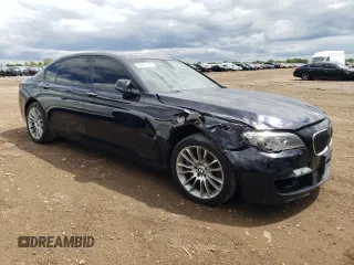2014 BMW 7 Series ALPINA B7 with VIN WBAYE8C52ED135620, listed as a Copart auction lot 58221745 with 138,418 mi miles and Salvage title. Bid and sale history available at DreamBid. Image 4.