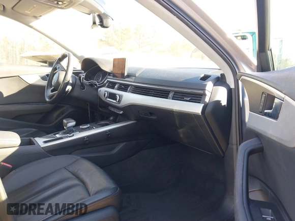 2017 Audi A4 Premium with VIN WAUGNAF49HN005757, listed as a IAAI auction lot 41460060 with 94,522 mi miles. Bid and sale history available at carsss.com. Image 5.