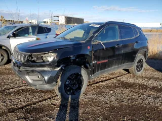 2023 Jeep Compass Trailhawk with VIN 3C4NJDDN0PT534869, listed as a Copart auction lot 46586015 with 3,803 mi miles and Salvage title. Bid and sale history available at DreamBid. Image 1.
