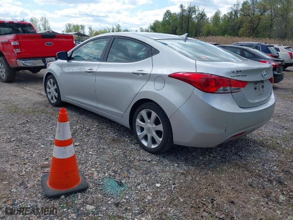 2013 Hyundai Elantra GLS PZEV with VIN KMHDH4AE3DU493386, listed as a IAAI auction lot 42038826 with 352,328 mi miles. Bid and sale history available at carsss.com. Image 3.