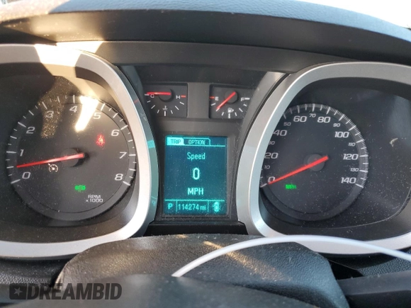 2016 Chevrolet Equinox LTZ with VIN 2GNFLGEKXG6160271, listed as a Copart auction lot 50046845 with 116,138 mi miles and Salvage Title. Bid and sale history available at carsss.com. Image 9.