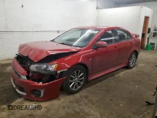 2016 Mitsubishi Lancer SE with VIN JA32V2FW5GU002619, listed as a Copart auction lot 47193795 with 91,645 mi miles and Salvage Title. Bid and sale history available at carsss.com. Image 1.