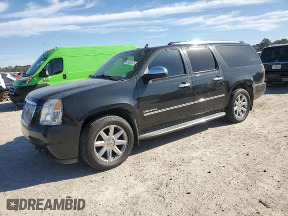 2012 GMC Yukon XL Denali with VIN 1GKS1MEFXCR300868, listed as a Copart auction lot 48139195 with 221,274 mi miles and Salvage Title. Bid and sale history available at carsss.com. Image 1.