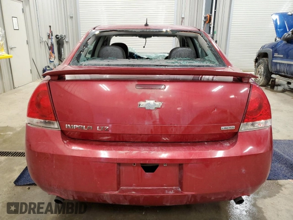 2014 Chevrolet Impala LTZ with VIN 2G1WC5E31E1140709, listed as a Copart auction lot 45813295 with Not Provided miles and Clean Title. Bid and sale history available at DreamBid. Image 6.