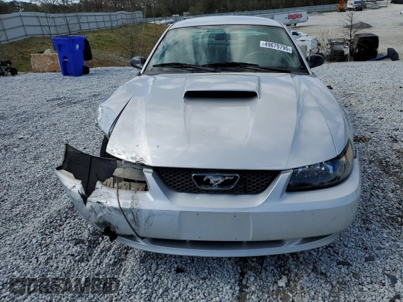 2004 Ford Mustang Standard with VIN 1FAFP40634F181055, listed as a Copart auction lot 49679795 with 187,166 mi miles and Salvage Title. Bid and sale history available at carsss.com. Image 5.