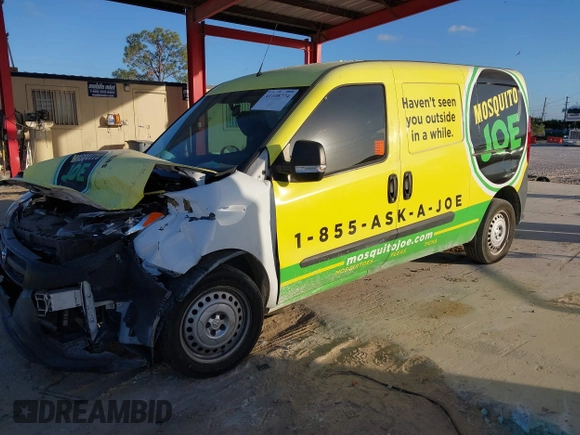 2018 Ram ProMaster City Cargo Van Tradesman with VIN ZFBERFAB4J6J43095, listed as a IAAI auction lot 41108774 with 82,354 mi miles. Bid and sale history available at carsss.com. Image 17.
