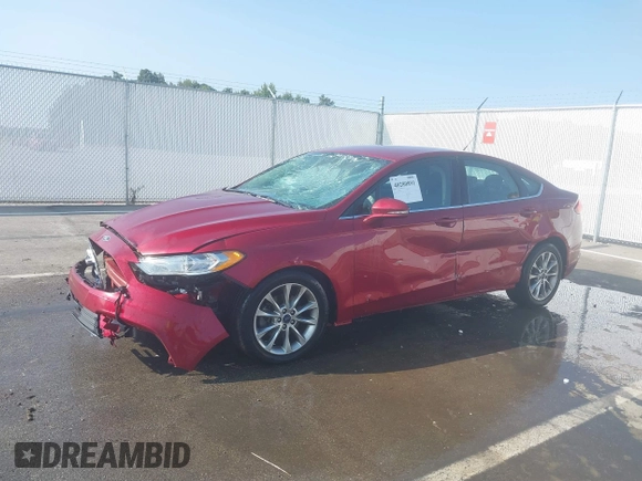 2017 Ford Fusion SE with VIN 3FA6P0HD7HR273404, listed as a IAAI auction lot 40993032 with 102,509 mi miles. Bid and sale history available at carsss.com. Image 2.