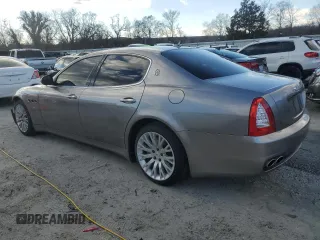 2009 Maserati Quattroporte z VIN ZAMFK39A690044644, wystawiony jako Copart lot #41343985 z przebiegiem 106 624 mil mil oraz Szkoda całkowita • Salvage title. Historia ofert i sprzedaży dostępna na DreamBid. Obrazek 2.