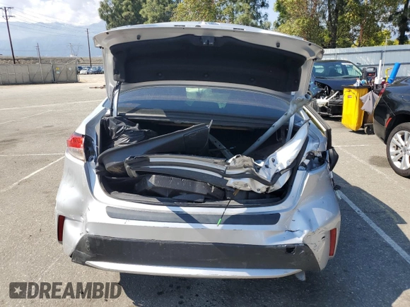 2021 Toyota Corolla LE with VIN JTDEPMAE6MJ130691, listed as a Copart auction lot 54609225 with Not Provided miles and Salvage Title. Bid and sale history available at DreamBid. Image 6.