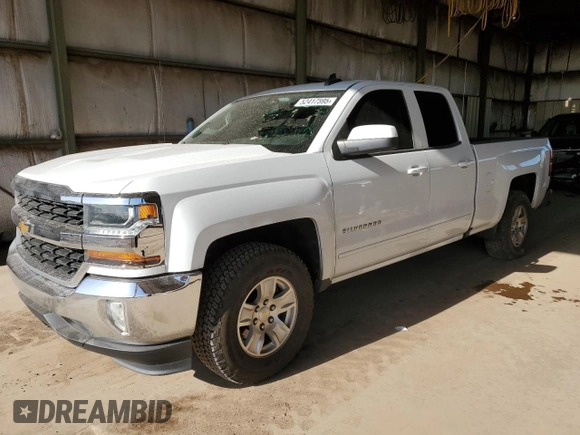 2017 Chevrolet Silverado 1500 LT with VIN 1GCRCREC0HZ387694, listed as a Copart auction lot 52417595 with 154,054 mi miles and Salvage Title. Bid and sale history available at DreamBid. Image 1.