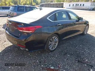 2016 Hyundai Genesis 3.8L z VIN KMHGN4JEXGU133770, wystawiony jako IAAI lot #41995242 z przebiegiem 181 715 mil mil oraz . Historia ofert i sprzedaży dostępna na DreamBid. Obrazek 4.