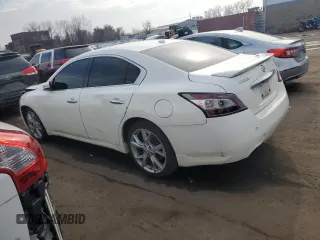 2012 Nissan Maxima 3.5 SV with VIN 1N4AA5AP8CC816215, listed as a Copart auction lot 50948105 with 163,919 mi miles and Salvage Title. Bid and sale history available at carsss.com. Image 2.