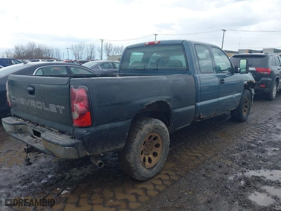 2007 Chevrolet Silverado 1500 Classic Work Truck with VIN 1GCEK19ZX7E185548, listed as a IAAI auction lot 41705431 with 160,575 mi miles. Bid and sale history available at carsss.com. Image 4.