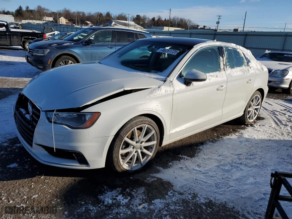 2015 Audi A3 1.8T Premium with VIN WAUACGFF8F1002868, listed as a Copart auction lot 46251725 with 46,780 mi miles and Salvage Title. Bid and sale history available at carsss.com. Image 1.