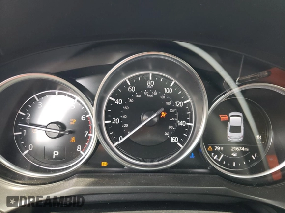 2021 Mazda 6 Grand Touring Reserve with VIN JM1GL1WY4M1616390, listed as a Copart auction lot 68140444 with 21,674 mi miles and Salvage Title. Bid and sale history available at DreamBid. Image 9.