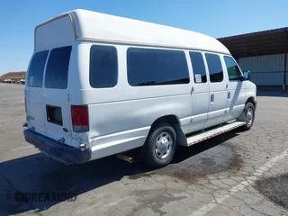 2008 Ford Econoline Cargo Commercial with VIN 1FTNS24W48DB56945, listed as a IAAI auction lot 42520468 with 97,068 mi miles and . Bid and sale history available at DreamBid. Image 4.