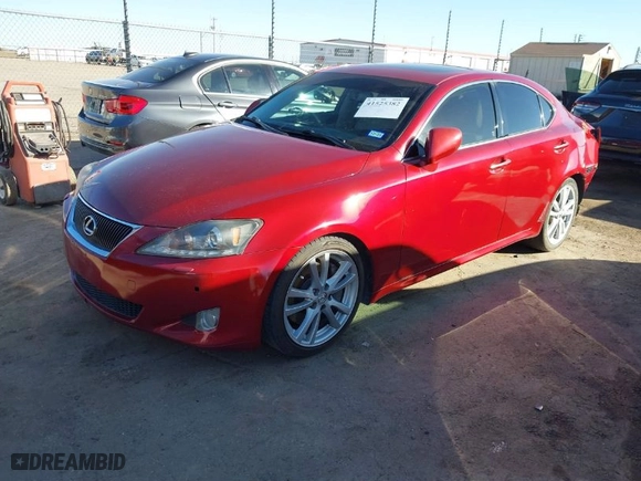 2006 Lexus IS 350 Auto with VIN JTHBE262065005210, listed as a IAAI auction lot 41525382 with 115,602 mi miles. Bid and sale history available at carsss.com. Image 2.