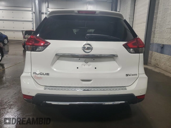 2020 Nissan Rogue S with VIN KNMAT2MV5LP540002, listed as a Copart auction lot 52497215 with 44,000 mi miles and Salvage Title. Bid and sale history available at DreamBid. Image 6.
