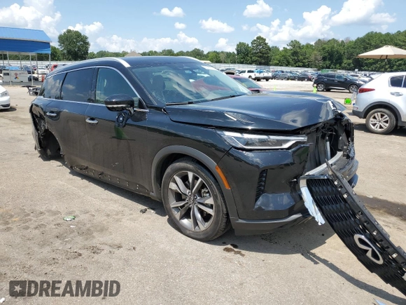 2024 Infiniti QX60 Luxe с VIN 5N1DL1FSXRC336222, выставлен на аукционе Copart как лот 66060274 с пробегом 30 504 миль миль и Списание • Salvage title. История ставок и продаж доступна на DreamBid. Изображение 4.