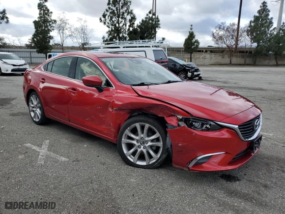 2017 Mazda Mazda6 Touring with VIN JM1GL1V56H1121556, listed as a Copart auction lot 45248865 with 70,311 mi miles and Salvage Title. Bid and sale history available at carsss.com. Image 4.