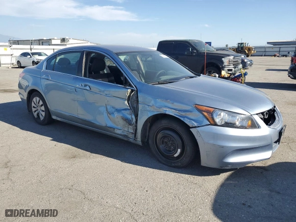 2011 Honda Accord Sdn LX with VIN 1HGCP2F31BA130566, listed as a Copart auction lot 52390155 with 222,868 mi miles and Salvage Title. Bid and sale history available at carsss.com. Image 4.