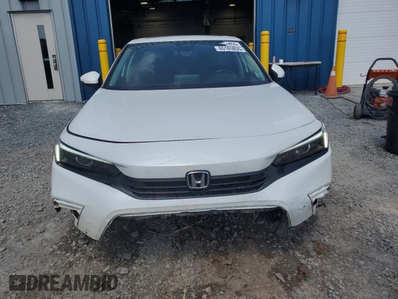 2022 Honda Civic EX with VIN 2HGFE2F3XNH117629, listed as a Copart auction lot 65165855 with 37,994 mi miles and Salvage title. Bid and sale history available at DreamBid. Image 5.