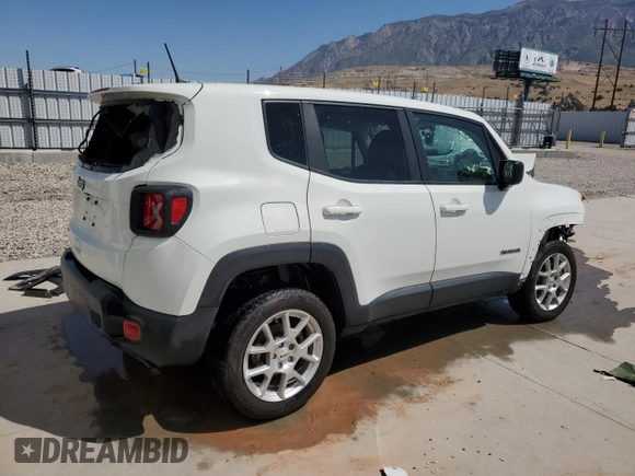 2023 Jeep Renegade Latitude z VIN ZACNJDB10PPP59961, wystawiony jako Copart lot #61457135 z przebiegiem Nie podano mil oraz Szkoda całkowita • Salvage title. Historia ofert i sprzedaży dostępna na DreamBid. Obrazek 3.