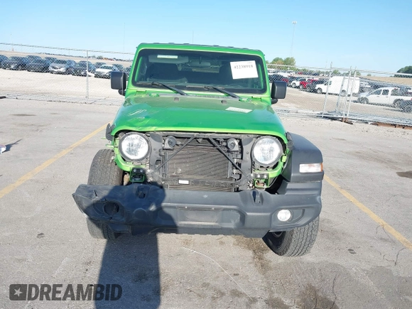 2019 Jeep Wrangler Sport S z VIN 1C4HJXAN0KW661787, wystawiony jako IAAI lot #42238918 z przebiegiem 25 364 mil mil oraz . Historia ofert i sprzedaży dostępna na DreamBid. Obrazek 6.