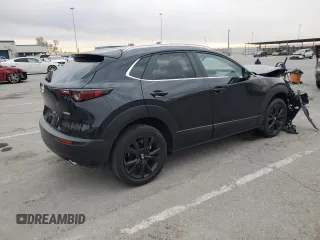 2025 Mazda CX-30 S Select Sport with VIN 3MVDMBBM7SM768607, listed as a Copart auction lot 41609905 with 1,543 mi miles and Salvage Title. Bid and sale history available at DreamBid. Image 3.