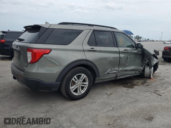 2020 Ford Explorer XLT z VIN 1FMSK7DHXLGA34935, wystawiony jako Copart lot #58193815 z przebiegiem 23 031 mil mil oraz Szkoda całkowita • Salvage title. Historia ofert i sprzedaży dostępna na DreamBid. Obrazek 3.