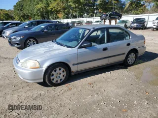 1998 Honda Civic LX with VIN 1HGEJ6677WL019941, listed as a Copart auction lot 72015714 with 41,824 mi miles and Clean Title. Bid and sale history available at carsss.com. Image 1.