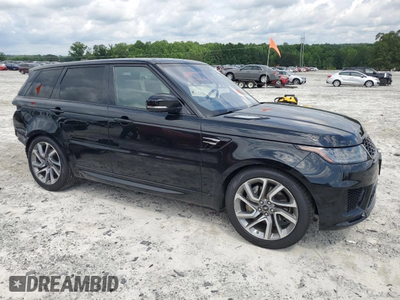 2018 Land Rover Range Rover Sport HSE z VIN SALWR2RV1JA199820, wystawiony jako Copart lot #59662085 z przebiegiem 74 206 mil mil oraz Szkoda całkowita • Salvage title. Historia ofert i sprzedaży dostępna na DreamBid. Obrazek 4.