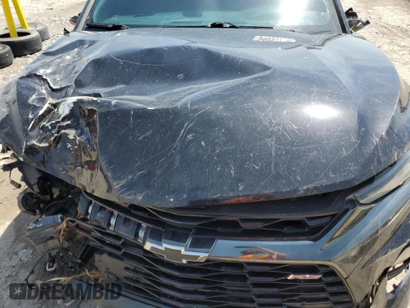 2019 Chevrolet Blazer RS with VIN 3GNKBJRS7KS634910, listed as a Copart auction lot 54093715 with 168,518 mi miles and Salvage title. Bid and sale history available at DreamBid. Image 12.