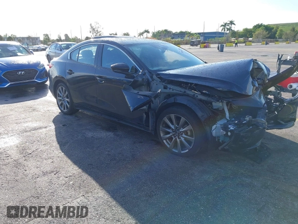 2021 Mazda 3 Premium with VIN JM1BPADL7M1303484, listed as a IAAI auction lot 41666785 with 34,476 mi miles and . Bid and sale history available at DreamBid. Image 1.