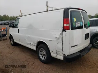 2010 Chevrolet Express Cargo Van with VIN 1GCUGADX5A1176855, listed as a Copart auction lot 49880964 with 198,739 mi miles and Salvage Title. Bid and sale history available at carsss.com. Image 2.