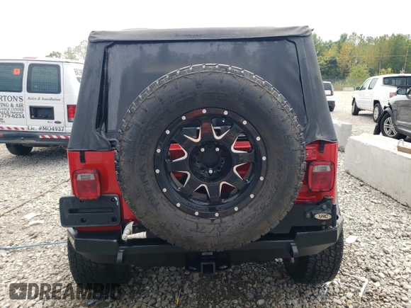 2004 Jeep Wrangler Sport with VIN 1J4FA49S14P747441, listed as a Copart auction lot 69425514 with 137,150 mi miles and Non Repairable. Bid and sale history available at carsss.com. Image 6.