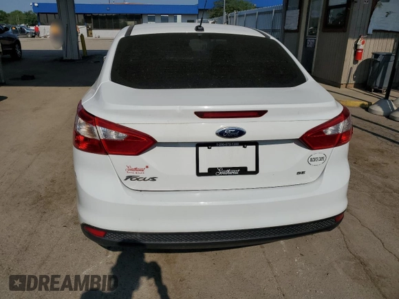 2013 Ford Focus SE with VIN 1FADP3F21DL315133, listed as a Copart auction lot 60502705 with 123,504 mi miles and Salvage title. Bid and sale history available at DreamBid. Image 6.
