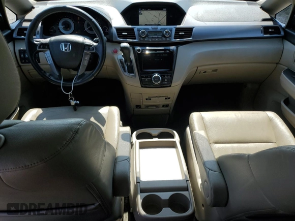 2014 Honda Odyssey Touring with VIN 5FNRL5H9XEB036821, listed as a Copart auction lot 49167125 with 169,472 mi miles and Salvage Title. Bid and sale history available at carsss.com. Image 8.