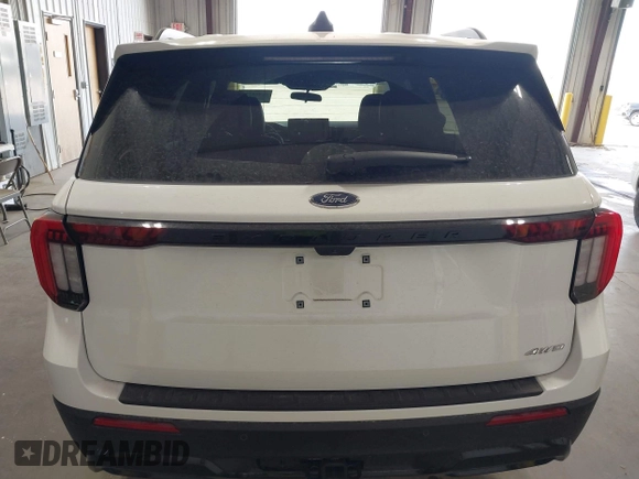 2025 Ford Explorer ST-Line with VIN 1FMUK8KH6SGA60996, listed as a IAAI auction lot 42404251 with 7,310 mi miles and . Bid and sale history available at DreamBid. Image 16.