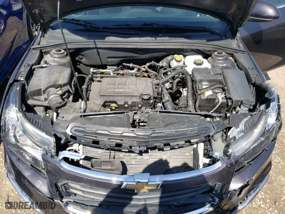 2016 Chevrolet Cruze Limited LT with VIN 1G1PE5SB4G7185465, listed as a Copart auction lot 47282962 with 48,386 mi miles and Salvage Title. Bid and sale history available at carsss.com. Image 7.